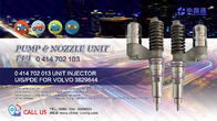 0414701006 1445941 0414700002 EUI Unit Diesel Injector 0 414 701 006 for CUMMINS Bosch Common Rail Injector