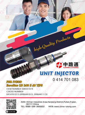 0414701020 / 0414701080 for bosch common rail piezo diesel injectors  (RECONDITIONED) FOR SCANIA 1440580 UNIT INJECTOR