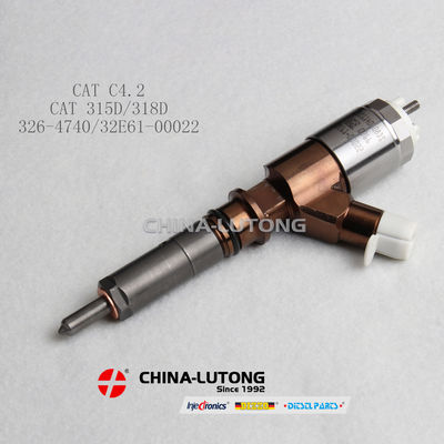 326-4740 Fuel Injector Compat-ible with Cat-erpillar C4.2 Engine 315DL 319D 319DL 319D LN Excavator 326-4740 for Cat Fuel Injectors high quality reliable common rail diesel injector for C4.2 Engine