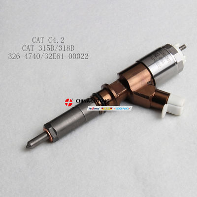326-4740 Fuel Injector Compat-ible with Cat-erpillar C4.2 Engine 315DL 319D 319DL 319D LN Excavator 326-4740 for Cat Fuel Injectors high quality reliable common rail diesel injector for C4.2 Engine