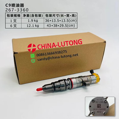 267-3360 High quality 267-3360 Diesel Fuel Injector 267-3361 387-9433 243-4502 for Caterpillar CAT Engine C9 336 336D Excavator