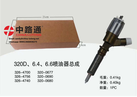 Fuel Injector 2645A747 320-0680 10R-7672 2645A718 2645A734 Compatible with Caterpillar Perkins C4.4 C6.6