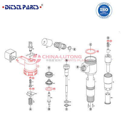 Injector Nozzle Assembly 0 445 186 Auto Fuel Inyector 0445 110 Compatible Model 0445110186 Compatible with HYUNDAI Starex 2.5 CRDi 107KW.