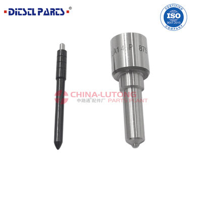 high quality Common Rail Fuel Injector Nozzle Stainless steel 4x injector nozzle DLLA145P875 with black text and red accents, certified ISO 9001 for MITSUBISHI TRITON 3.2 L200 4M41