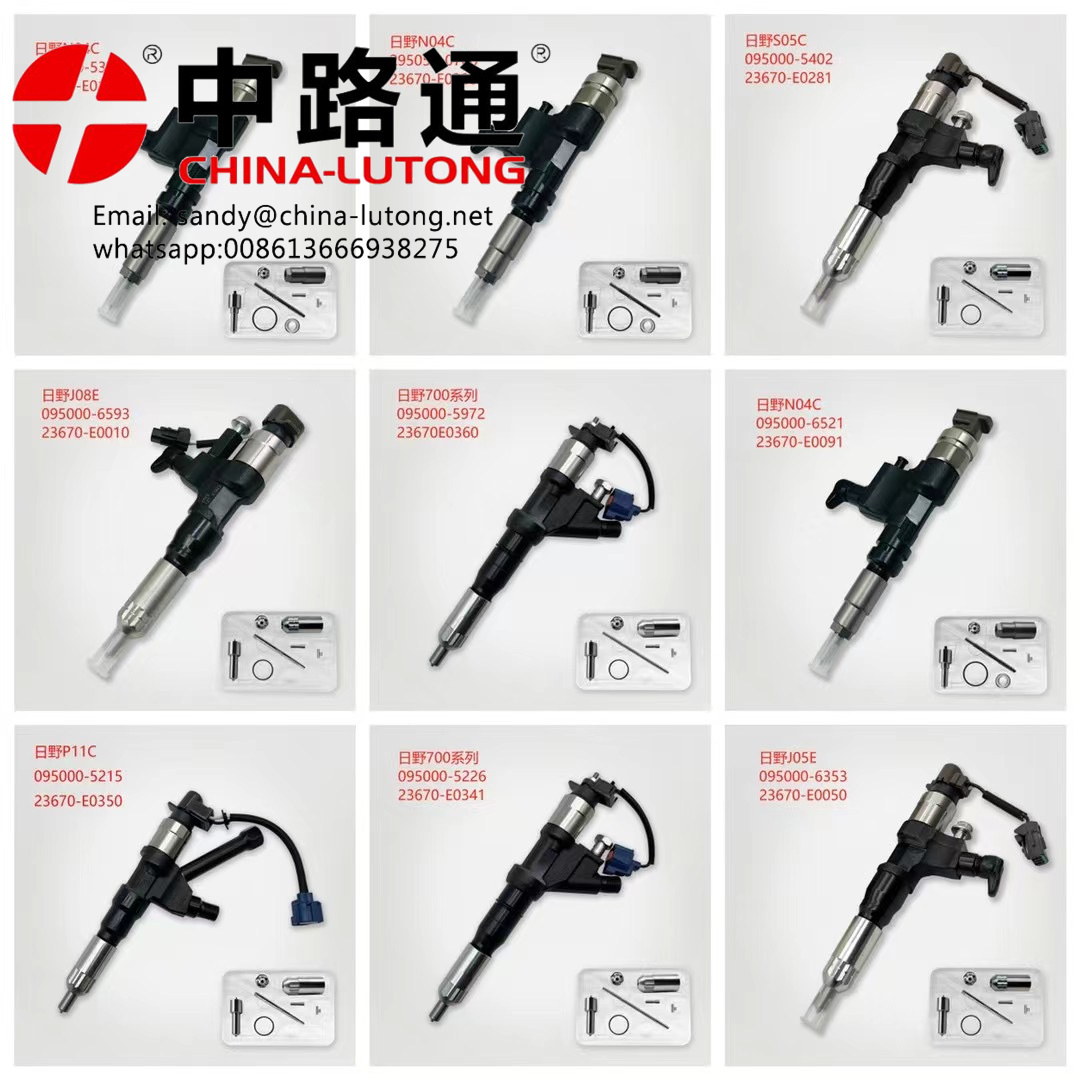 23670-E0310 23670-E0311 HINO JO5D INJECTOR | DENSO 095000-5990 | CR ...